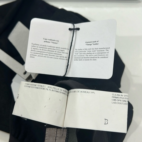 Rick Owens Stretch-Leather Leggings - Picture 9 of 16